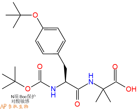 專肽生物產(chǎn)品Boc-Tyr(tBu)-Aib-COOH