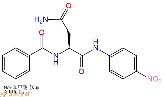 專肽生物產(chǎn)品Benzoyl-Asn-pNA