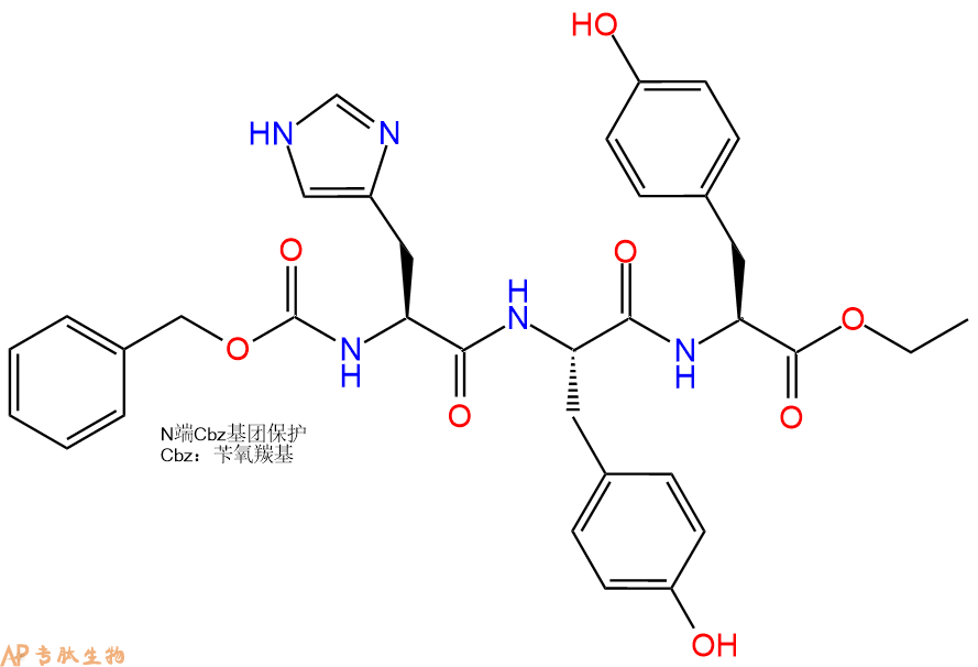 專肽生物產(chǎn)品Cbz-His-Tyr-Tyr-OEt13053-63-9