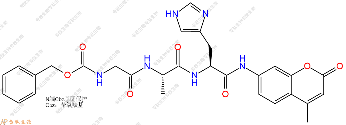 專肽生物產(chǎn)品Cbz-Gly-Ala-His-AMC201928-37-2