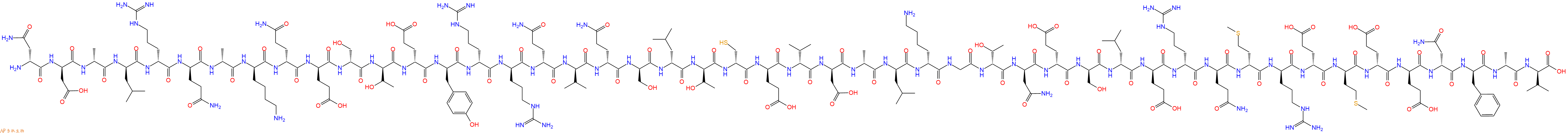 專肽生物產(chǎn)品H2N-DAsn-DAsp-DAla-DLeu-DArg-DGln-DAla-DLys-DGln-DGlu-DSer-DThr-DGlu-DTyr-DArg-DArg-DGln-DVal-DGln-DSer-DLeu-DThr-DCys-DGlu-DVal-DAsp-DAla-DLeu-DLys-Gly-DThr-DAsn-DGlu-DSer-DLeu-DGlu-DArg-DGln-DMet-DArg-DGlu-DMet-DGlu-DGlu-DAsn-DPhe-DAla-DVal-COOH