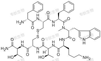 專肽生物產(chǎn)品(N-Me-D-Trp?,Thr?)-Octreotide amide, (N-Me-D-Trp?)-Octreotate amide340821-13-8