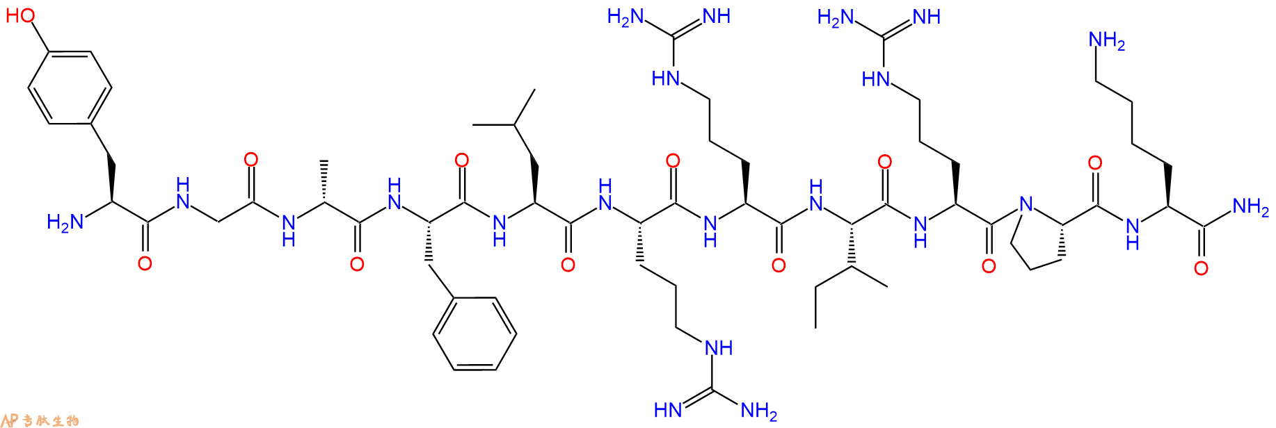 專肽生物產(chǎn)品(D-Ala³)-Dynorphin A (1-11) amide trifluoroacetate salt160522-58-7