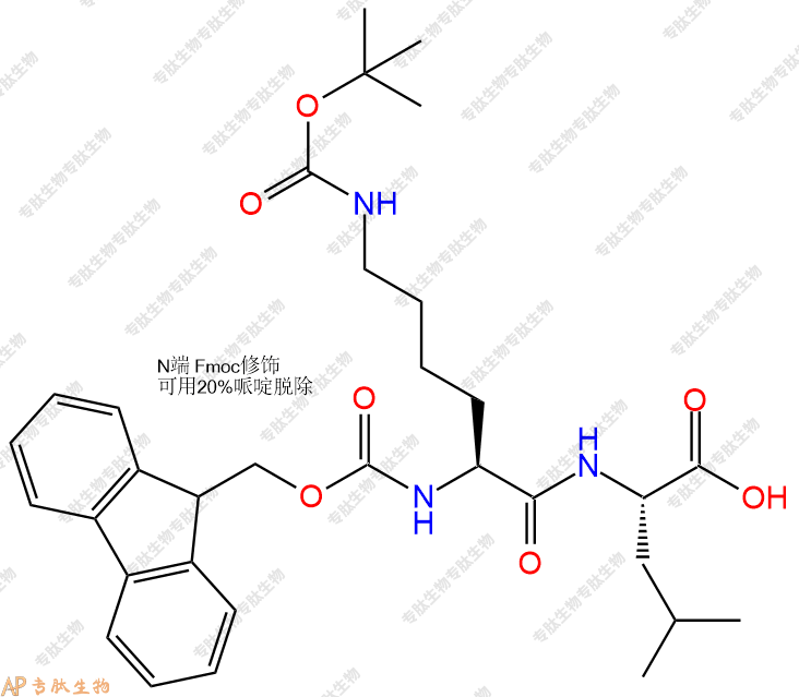 專肽生物產(chǎn)品Fmoc-Lys(Boc)-Leu-COOH250695-63-7