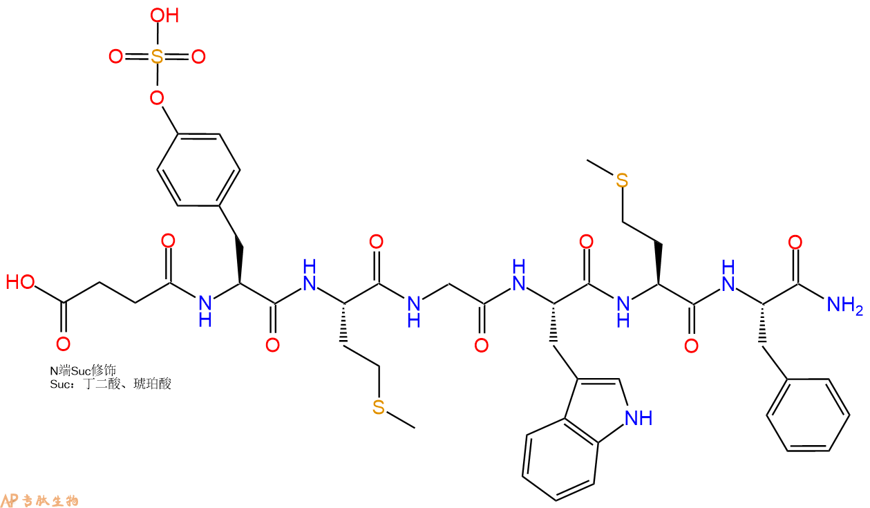 專肽生物產(chǎn)品CCK-8 (sulfated)