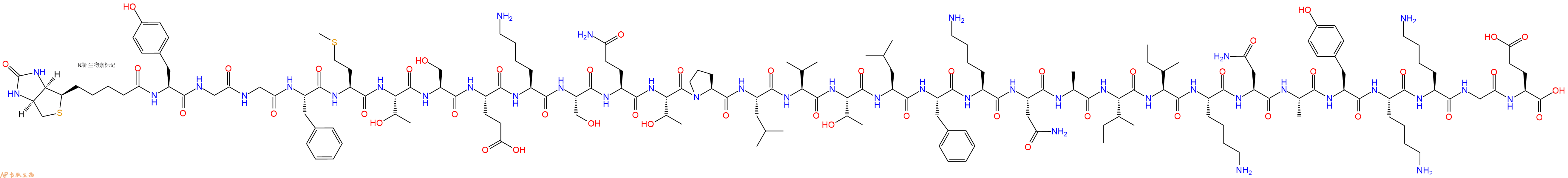 專肽生物產(chǎn)品Biotin-β-Endorphin, human