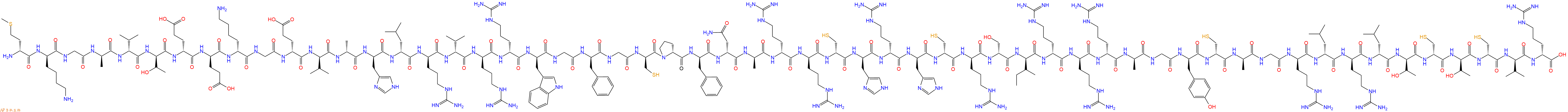 專肽生物產(chǎn)品H2N-DMet-DLys-Gly-DAla-DVal-DThr-DGlu-DGlu-DLys-Gly-DGlu-DVal-DAla-DHis-DLeu-DArg-DVal-DArg-DArg-DTrp-Gly-DPhe-Gly-DCys-DPro-DPhe-DAsn-DAla-DArg-DArg-DCys-DHis-DArg-DHis-DCys-DArg-DSer-DIle-DArg-DArg-DArg-DAla-Gly-DTyr-DCys-DAla-Gly-DArg-DLeu-DArg-DLeu-DTh