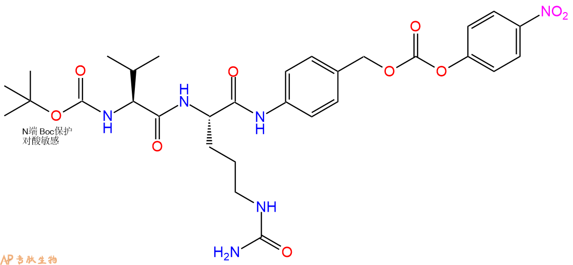 專肽生物產(chǎn)品Peptide Linkers（ADC Linkers）：Boc-Val-Cit-PAB-PNP870487-10-8