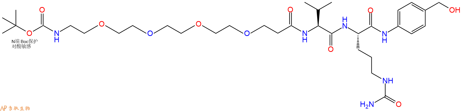 專肽生物產(chǎn)品Boc-PEG4-Val-Cit-PAB-OH2055024-54-7