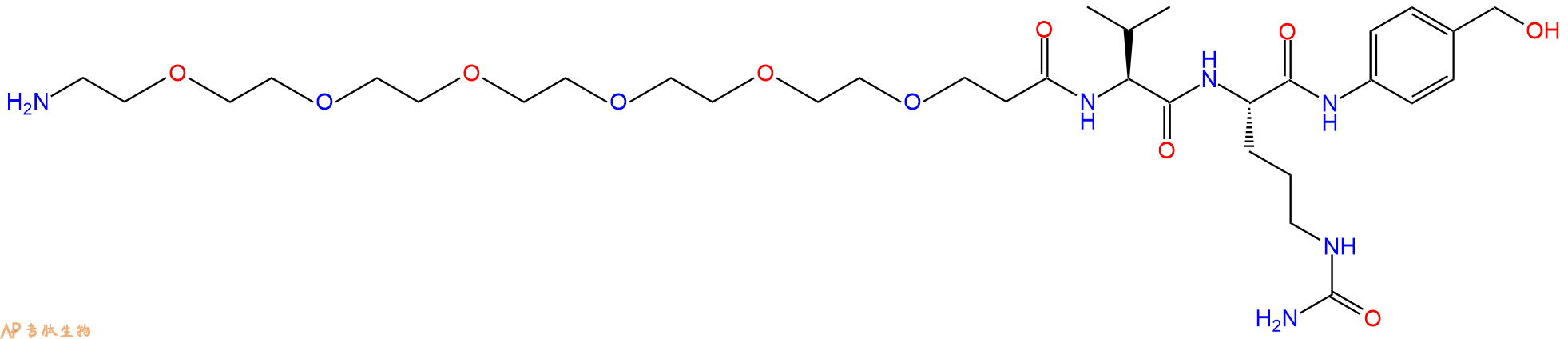 專肽生物產(chǎn)品NH2-PEG6-Val-Cit-PAB-OH2055024-60-5