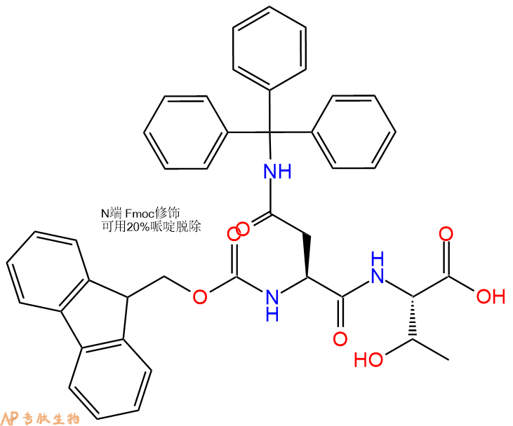 專肽生物產(chǎn)品Fmoc-Asn(Trt)-Thr-OH