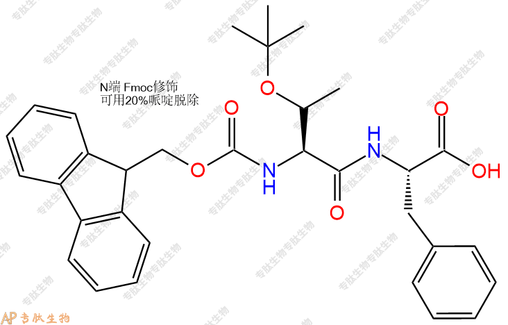 專肽生物產品Fmoc-Thr(tBu)-Phe-OH