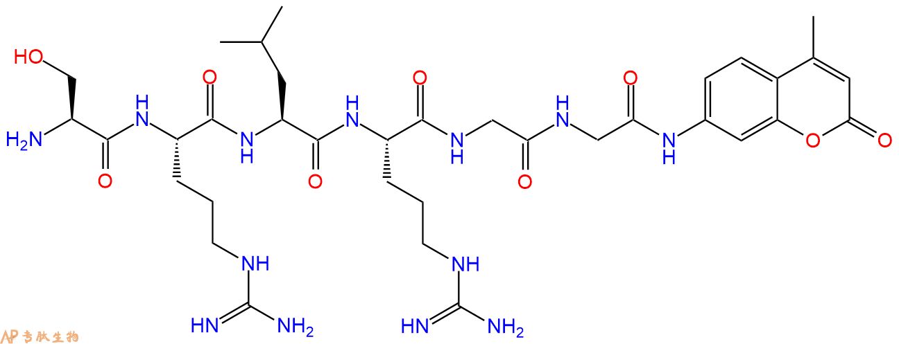 專肽生物產(chǎn)品H2N-Ser-Arg-Leu-Arg-Gly-Gly-AMC