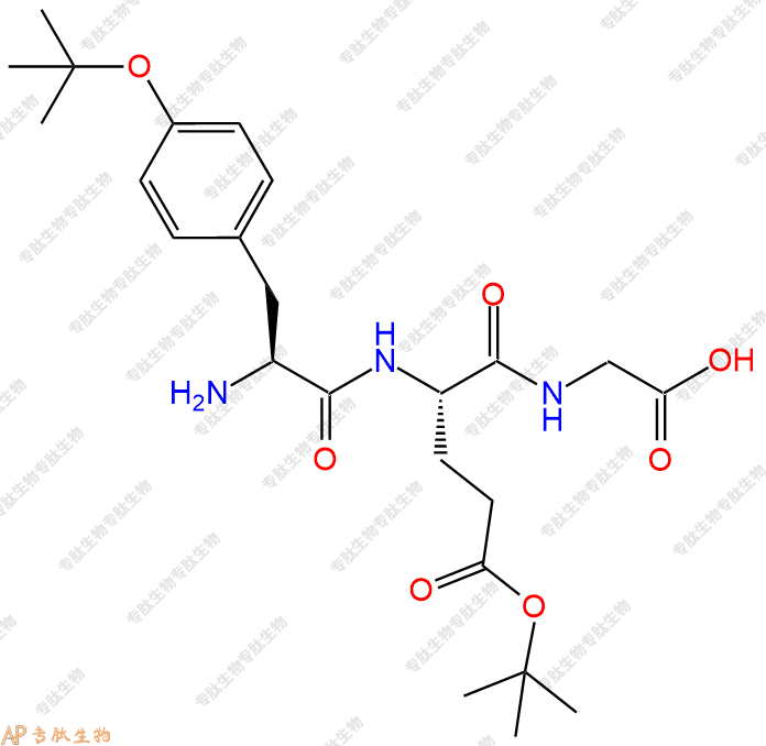 專肽生物產(chǎn)品H2N-Tyr(tBu)-Glu(OtBu)-Gly-OH