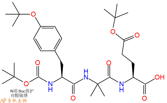 專肽生物產(chǎn)品Boc-Tyr(tBu)-Aib-Glu(OtBu)-OH