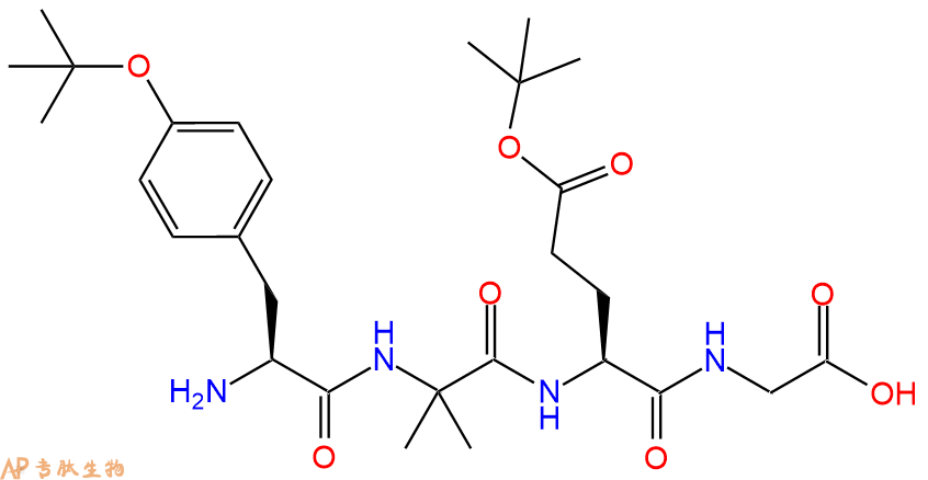 專肽生物產(chǎn)品H2N-Tyr(tBu)-Aib-Glu(OtBu)-Gly-OH