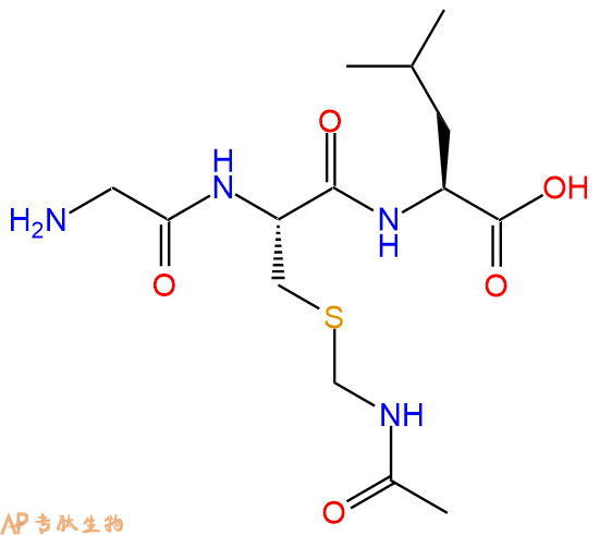 專(zhuān)肽生物產(chǎn)品H2N-Gly-Cys(Acm)-Leu-OH