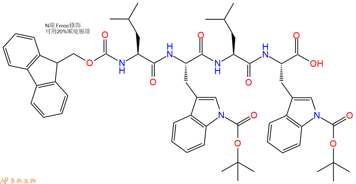 專肽生物產(chǎn)品Fmoc-Leu-Trp(Boc)-Leu-Trp(Boc)-OH