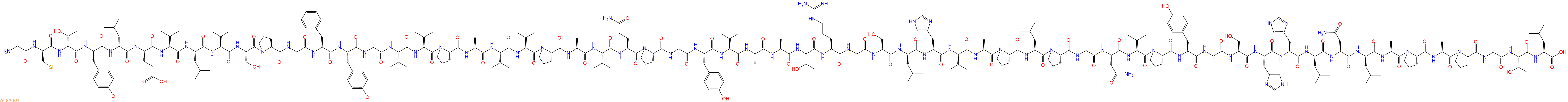 專肽生物產(chǎn)品H2N-DAla-DCys-DThr-DTyr-DLeu-Glu-Val-Leu-Val-Ser-Pro-Ala-Phe-Tyr-Gly-Val-Val-Pro-Ala-Val-Val-Pro-Ala-Val-Gln-Pro-Gly-Tyr-Val-Ala-Ala-Thr-Arg-Gly-Ser-Leu-His-Val-Ala-Pro-Leu-Pro-Gly-Asn-Val-Pro-Tyr-Ala-Ser-His-His-Leu-Asn-Leu-Ala-Pro-Ala-Pro-Gly-Thr-Leu-OH