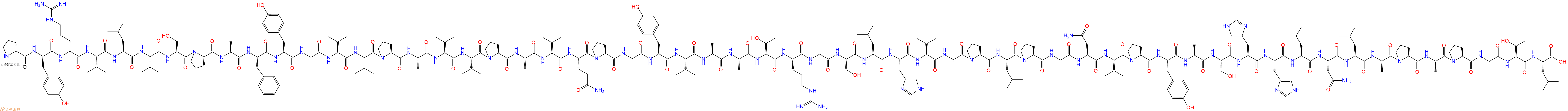 專肽生物產(chǎn)品H2N-DPro-DTyr-DArg-Val-Leu-Val-Ser-Pro-Ala-Phe-Tyr-Gly-Val-Val-Pro-Ala-Val-Val-Pro-Ala-Val-Gln-Pro-Gly-Tyr-Val-Ala-Ala-Thr-Arg-Gly-Ser-Leu-His-Val-Ala-Pro-Leu-Pro-Gly-Asn-Val-Pro-Tyr-Ala-Ser-His-His-Leu-Asn-Leu-Ala-Pro-Ala-Pro-Gly-Thr-Leu-OH