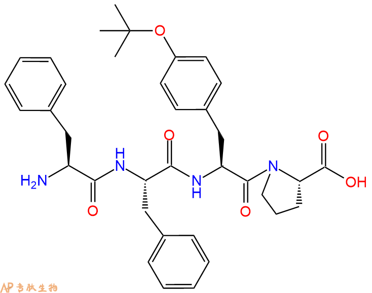 專肽生物產(chǎn)品H2N-Phe-Phe-Tyr(tBu)-Pro-OH