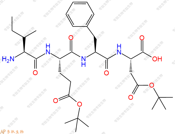 專肽生物產(chǎn)品H2N-Ile-Glu(OtBu)-Phe-Asp(OtBu)-OH