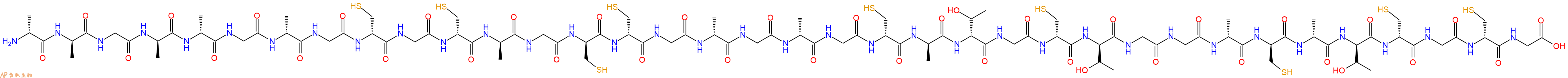 專(zhuān)肽生物產(chǎn)品H2N-DAla-DAla-Gly-DAla-DAla-Gly-DAla-Gly-DCys-Gly-DCys-DAla-Gly-DCys-DCys-Gly-DAla-Gly-DAla-Gly-DCys-DAla-DThr-Gly-DCys-DThr-Gly-Gly-DAla-DCys-DAla-DThr-DCys-Gly-DCys-Gly-OH