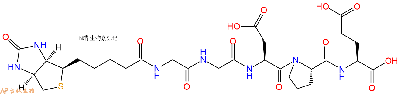 專肽生物產品Biotinyl-Gly-Gly-Asp-Pro-Glu-OH