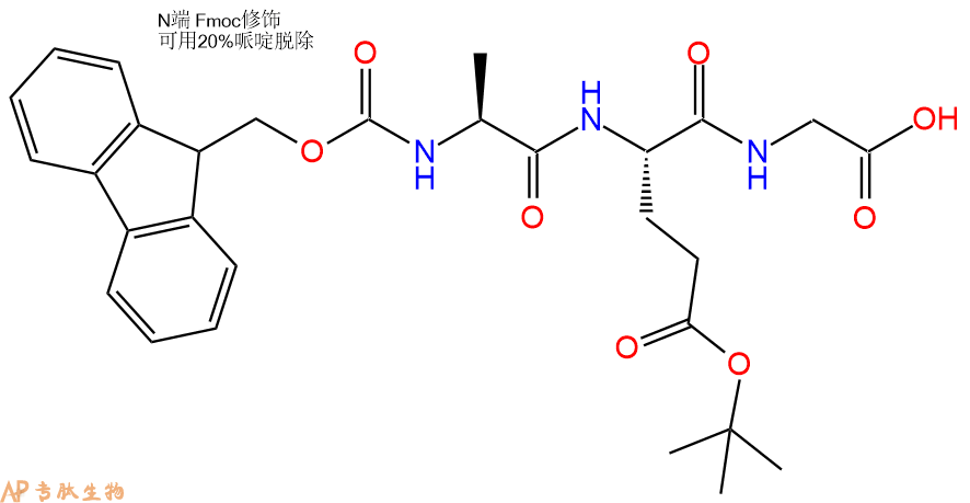 專肽生物產(chǎn)品Fmoc-Ala-Glu(OtBu)-Gly-OH