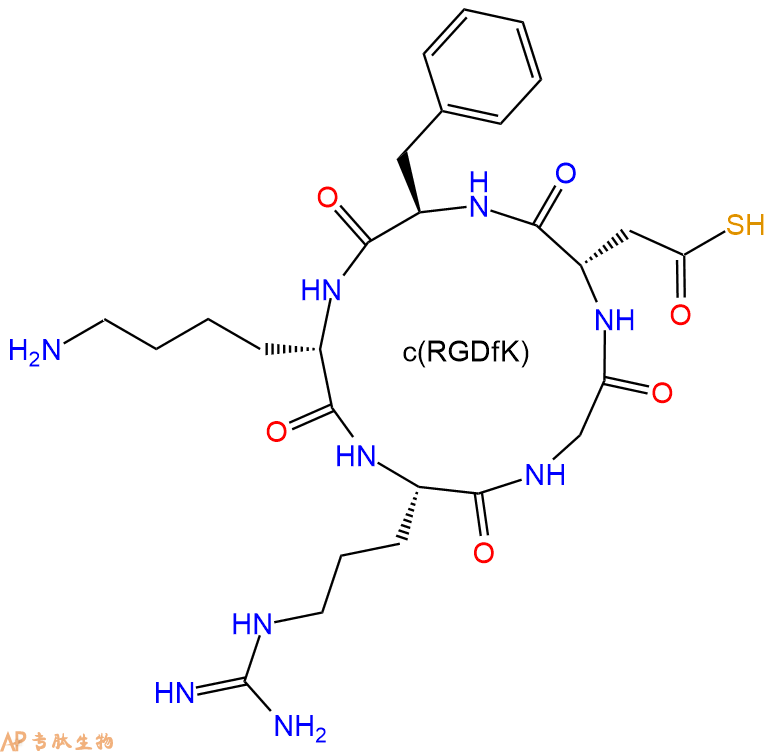 專肽生物產(chǎn)品H2N-c(RGDfK)-SH