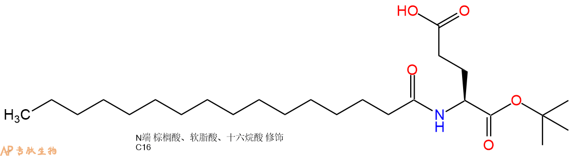 專肽生物產(chǎn)品Pal-Glu(OH)-OtBu536721-25-2