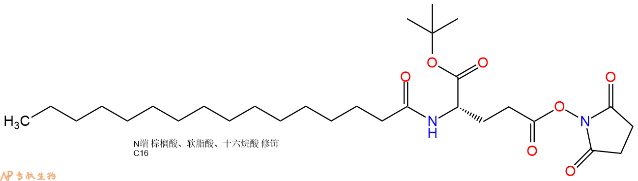 專肽生物產(chǎn)品Pal-Glu(OSU)-OtBu204521-63-1