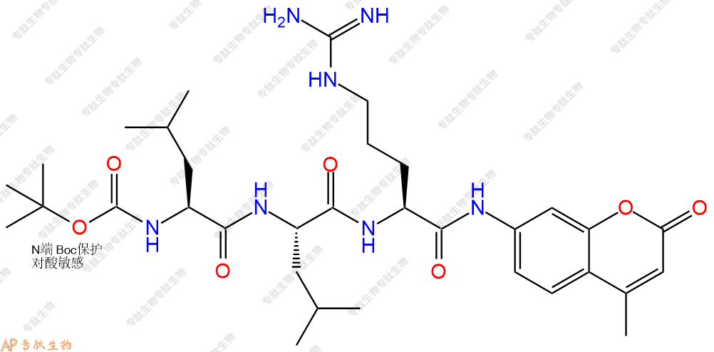 專(zhuān)肽生物產(chǎn)品Boc-Leu-Leu-Arg-AMC