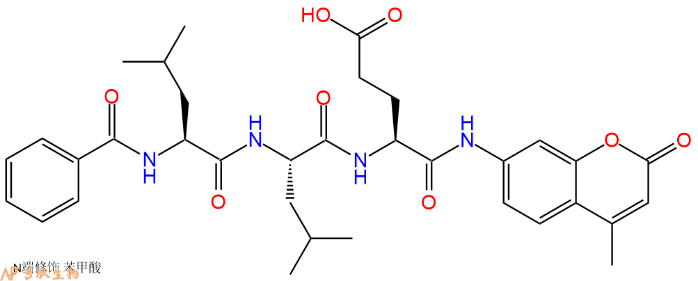 專肽生物產(chǎn)品Bzl-Leu-Leu-Glu-AMC