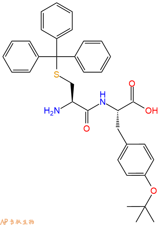 專肽生物產(chǎn)品H2N-Cys(Trt)-Tyr(tBu)-OH